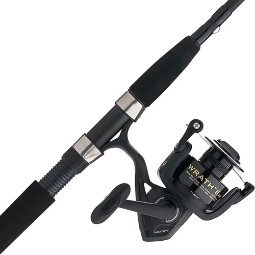 Vista 10 de Penn Wrath II - Combo de carrete giratorio y caña de pescar