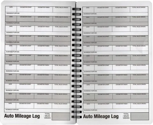 Vista 5 de Cuaderno de millas y gastos automáticos – Registro de kilometraje del vehículo, libro de registro de millas para rastrear más de 400 viajes
