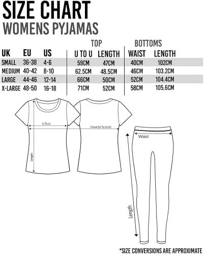 Vista 2 de Garfield Pijama para mujer Camiseta verde perezosa para adultos y mujeres con pantalones largos color crema, mercancía de película