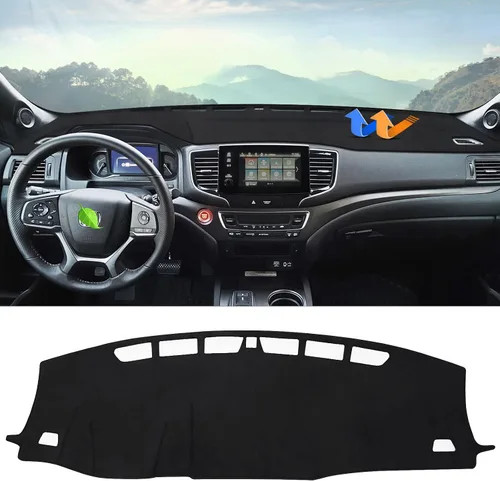 Vista 34 de Autorder - Tapete para salpicadero para 2007-2013 Chevy Chevrolet Silverado/GMC Sierra con dos guanteras, accesorios, cubierta de salpicadero
