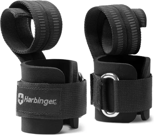 Vista 5 de Par de correas Harbinger de sujeción para hacer levantamientos con DuraGrip
