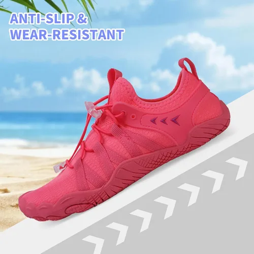 Vista 4 de Zapatos de playa y piscina de secado rápido, sin cordones, para mujeres y hombres, para surf, yoga y deportes acuáticos