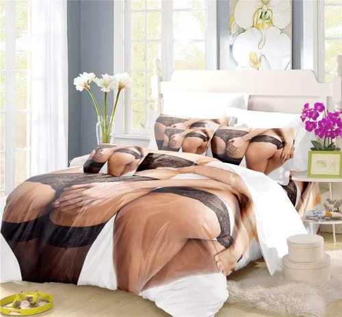 Vista 15 de REALIN Juego de funda de edredón con diseño de Hawthorn 3D, ropa de cama con diseño de bosque japonés, montaña, río, 2/3/4 piezas