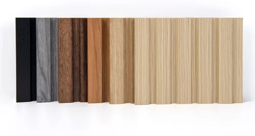Vista 3 de Art3d Paneles de listones de madera de 6 piezas para decoración interior elegante y decoración de techo, panel texturizado 3D de MDF para techo