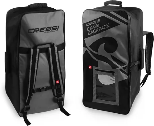 Vista 3 de Cressi Mochila EXA para transporte de equipos: cuenta con correas de soporte y bolsillo frontal para mayor comodidad