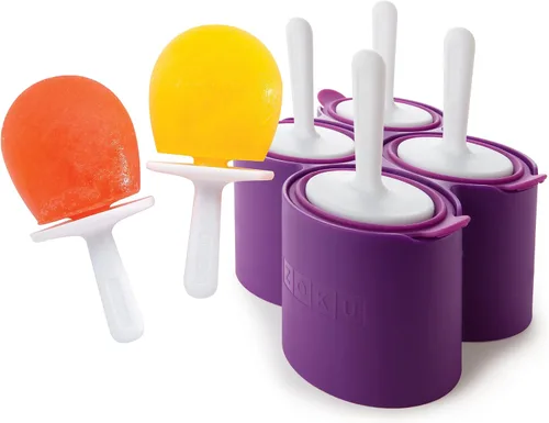 Vista 9 de Zoku Slow Pop moldes, M, Round Pops