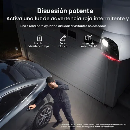 Vista 8 de aosu T2 Dual-Lens 3K Teleobjetivo 360 ° PTZ Cámara de seguridad inalámbrica