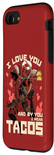 Vista 39 de Marvel Deadpool I Love You and by You I Mean Tacos - Carcasa para iPhone 17