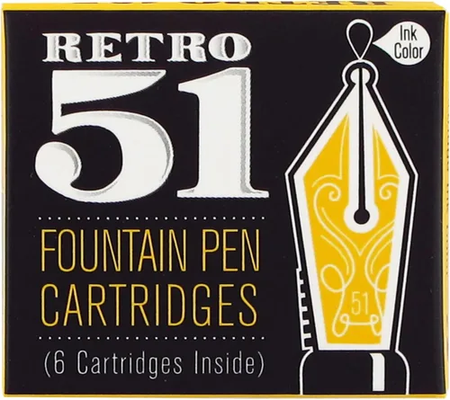 Vista 4 de Retro 1951 Easy Flow 9000 - Recambio de tinta para bolígrafo, azul vibrante, paquete de 3 – Artesanía alemana superior para una experiencia