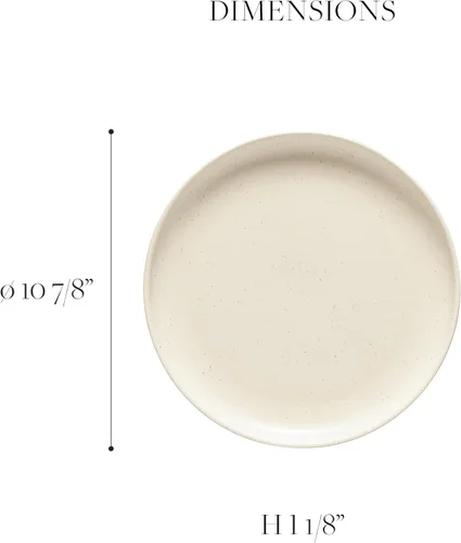 Vista 4 de Casafina Juego de 5 piezas de gres de placa, verde de alcachofa Pacifica, plato de cena, plato de ensalada, cuenco de pasta, cuenco de cereales