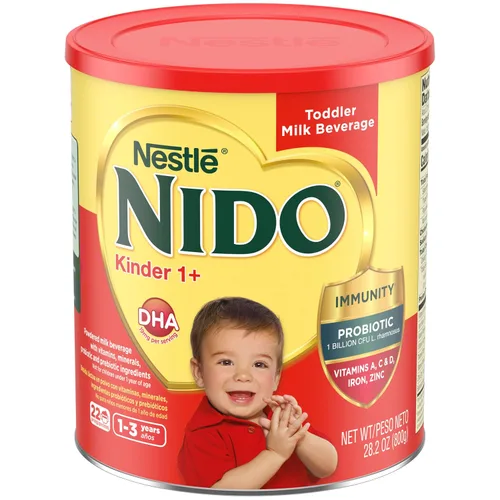 Vista 10 de NESTLE NIDO Kinder 1+ - Bebida de leche en polvo, recipiente de 1.76 libras (paquete de 2)