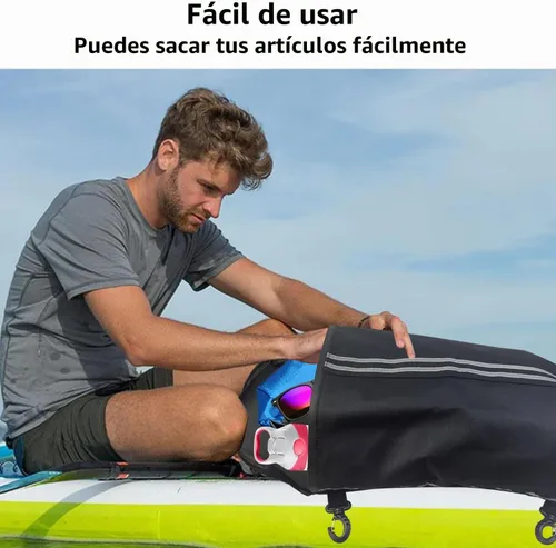 Vista 4 de Boczif Bolsa de almacenamiento de malla para kayak, Bolsa de almacenamiento