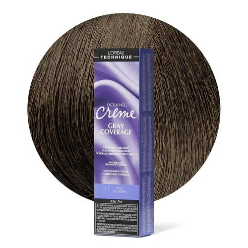 Vista 12 de L'Oréal Technique Excellence Crème Permanent Hair Color Long-Lasting Hair Dye Rich Formula with No-Drip Application Superb Gray Coverage For