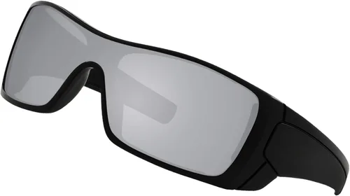 Vista 2 de BroLizard - Lente polarizada para gafas de sol Oakley Batwolf OO9101, plateado
