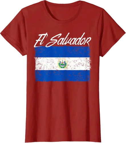 Vista 75 de Camiseta Salvadoreña Bandera El Salvador
