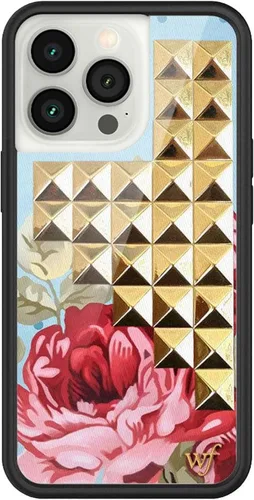 Vista 25 de Fundas Wildflower - Compatibles con Apple iPhone 13 Pro Protector de goma negro, certificado de prueba de caída de 4 pies, propiedad de mujeres