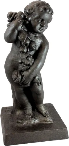 Vista 11 de Emsco Group 92246 Estatua de niño soñando despierto – Aspecto natural – Hecha de resina – Ligera – 40 cm de altura para jardín, BRONCE
