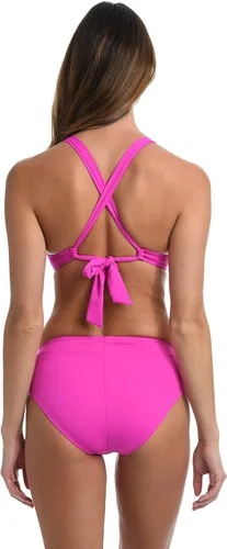 Vista 5 de La Blanca Women's Standard Island Goddess Twist Front Crossback Swimsuit Top