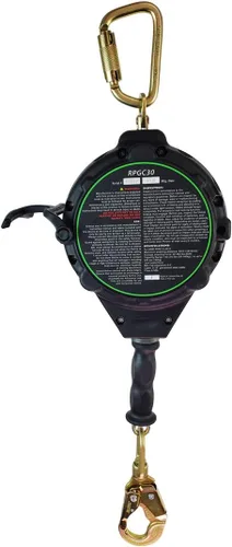 Vista 2 de Frontline RPGC Cable SRL de 30 pies con extremo de gancho de acero Mango de transporte ergonómico y eslogan Alta resistencia, resistente a