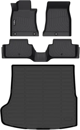Vista 106 de Tapetes de piso para todo clima y forro de carga con respaldo para Chevrolet Suburban de 7 asientos 2021-2025 / GMC Yukon XL de 7 asientos