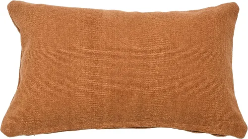 Vista 8 de Funda de almohada cuadrada de lona de 20 pulgadas con borlas Beige