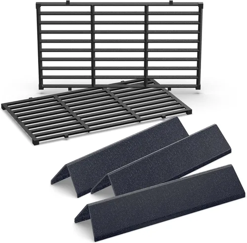 Vista 28 de QuliMetal Piezas de repuesto para parrillas Weber Genesis 300 Series, E310, S310, E320, E330, S330, EP310, EP320, EP330 Series con control frontal