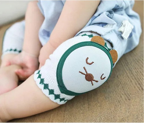 Vista 4 de Angzhili - Rodilleras de bebé para gatear, unisex para bebé que gatea, antideslizante, funda protectora de seguridad