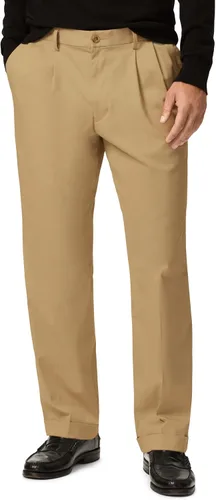 Vista 11 de Dockers - Pantalones para hombre, ajuste holgado, cómodos, caqui, plisados Negro Metal