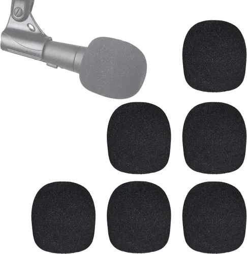 Vista 11 de YOUSHARES - Filtro Pop compatible con Shure BETA 87A - Fundas de espuma para micrófono BETA 87C, SM87A, SM86, SM85 como A85WS (2 unidades)