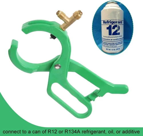 Vista 7 de Mtsoonig R134A - Adaptador de acoplador rápido, R134A R22 R12, AC R134A, acoplador rápido ajustable alto y bajo con R22 R12 R502 a R134A Adaptador