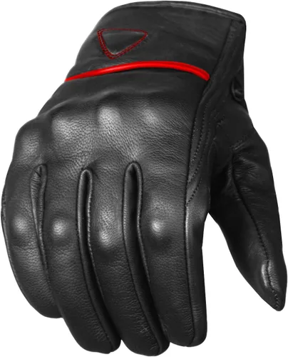 Vista 10 de COMMUTER Motorcycle Gloves Premium Leather for Men Motorbike Riding Gloves