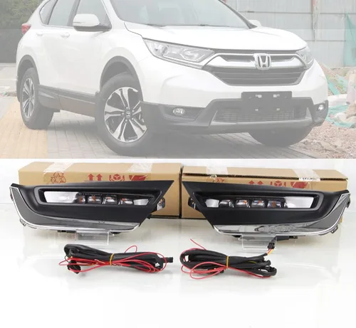 Vista 10 de Luz LED para parrilla delantera, señal de giro ámbar para Honda CRV 2017-2019