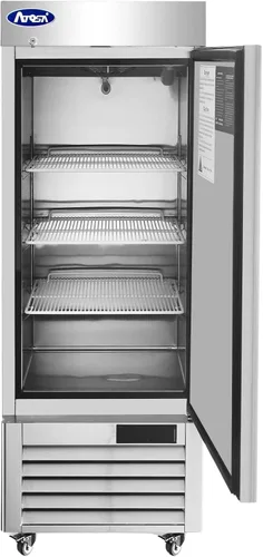 Vista 2 de Atosa MBF8519GR Refrigerador de montaje inferior de baja altura de una sola puerta