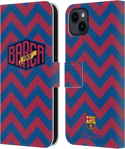 Vista 32 de Head Case Designs Funda de piel con licencia oficial del FC Barcelona con logotipo y patrón de Forca Barca, compatible con Apple iPhone 11