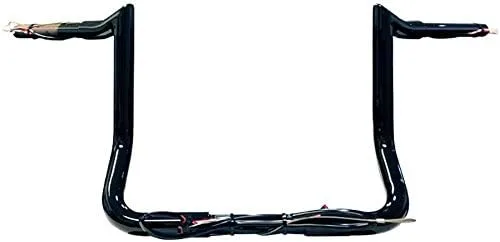 Vista 6 de Dominator Industries Perchas de 1 1/4 pulgadas precableadas de 12 pulgadas para barra de gancho de carne, color negro, compatibles con Negro