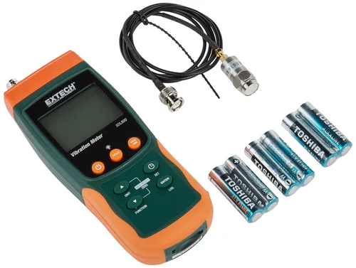 Vista 6 de Extech VB300-3-Axis G-Force USB Datalogger 3-axis shock/vibration to +/-18g, 0.00625g resolution, interval 50ms-24hr, USB, FFT analysis, magnetic