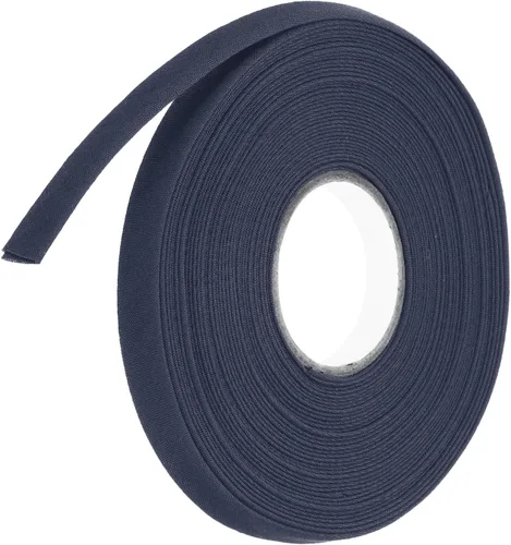 Vista 210 de MECCANIXITY Cinta al bies de doble pliegue de 1 pulgada, cinta al bies de poliéster continua a granel para coser, costura, acolchado, dobladillo
