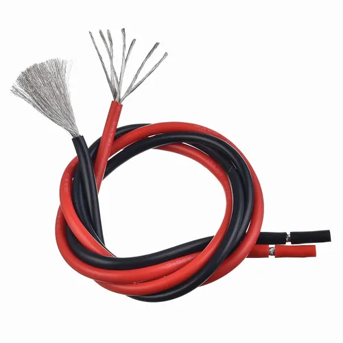 Vista 8 de BOJACK Alambre de silicona de calibre 10 de 10 pies rojo y 10 pies negro flexible 10 AWG alambre de cobre trenzado (paquete de 1 par)