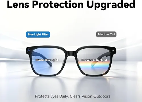 Vista 13 de Gafas inteligentes AI con cámara de 8 MP, gafas de sol de video HD 1080P