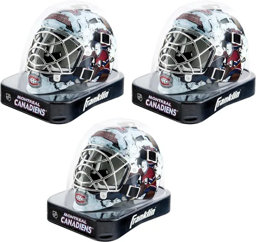 Vista 22 de Franklin Sports mini máscara para portero con logo de la NHL