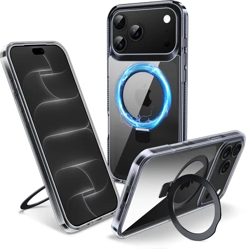 Vista 13 de Funda magnética para iPhone Air – [Soporte invisible integrado] [Compatible con MagSafe] [Protección contra caídas de grado militar] Cubierta