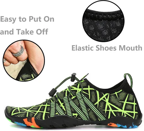 Vista 3 de Kararao Mens Womens Water Shoes Quick Dry Swim Shoes Beach Shoes Pool Surfing Aqua Sports