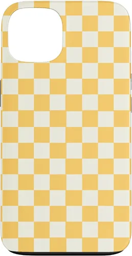 Vista 7 de Yellow Checkered Checker Checkerboard Classic Pattern Case for iPhone 17