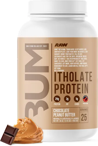 Vista 7 de Proteína aislada de suero en polvo RAW Whey Isolate, pastel de cumpleaños (CBUM Itholate Protein) – Polvo de nutrición deportiva 100 % de animales