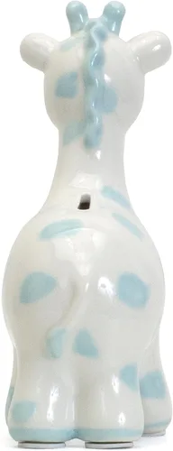 Vista 3 de Child to Cherish Hucha de jirafa manchada (azul)