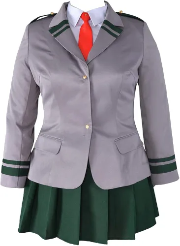 Vista 3 de miccostumes Disfraz de superhéroe de anime para mujer uniforme escolar