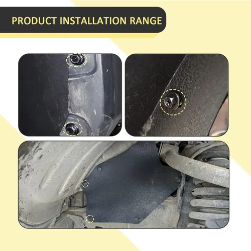 Vista 4 de 10 pernos de fijación autorroscantes para automóvil, tornillos de fijación de cuerpo inferior para parachoques de guardabarros, piezas de repuesto