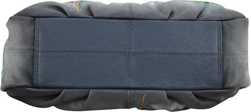 Vista 2 de Anna by Anuschka Bolso Hobo fruncido para mujer piel auténtica