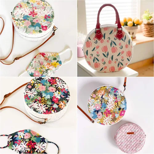 Vista 5 de COTTONVILL Colección Bloom 20COUNT - Tela de acolchado con estampado de algodón (1 yarda, 01-Bloom Main-1)