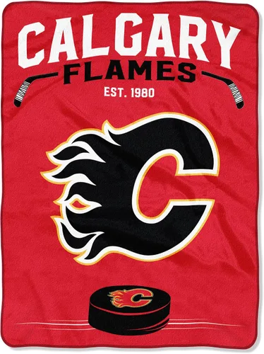 Vista 20 de Northwest NHL Unisex-Adult Raschel Throw Blanket rojo (Inspired)